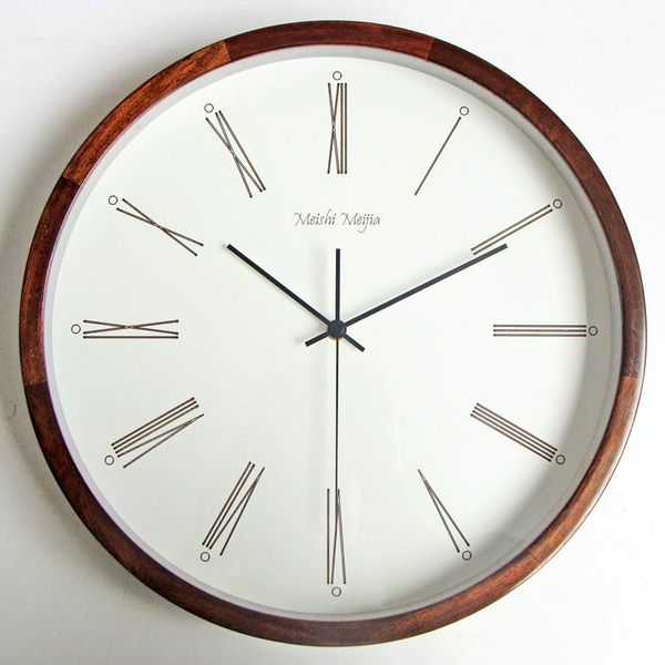 

wall clocks nordic large clock wooden retro decorations living room relojes de pared relogio parede home decoration dd50wc