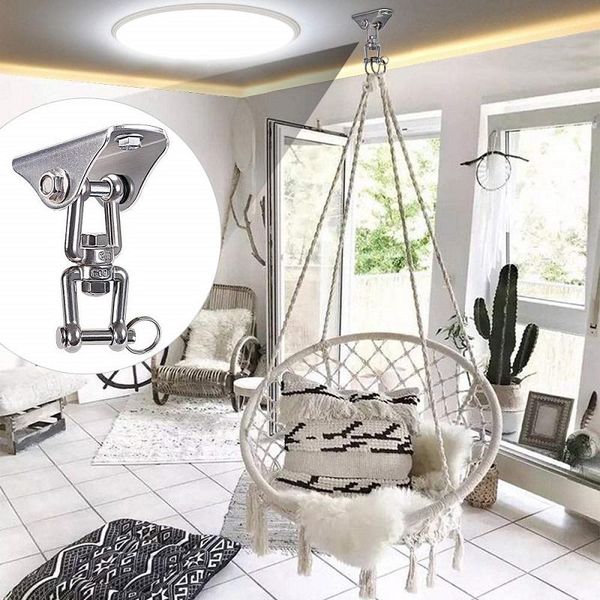 

camp furniture suspension bracket hammock mount rotating heavy duty hanger buckles hook for yoga hanging chair sandbag swing