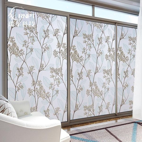 

window stickers decorative electrostatic film for office tint stained glass 1 m2 films solar control raamfolie