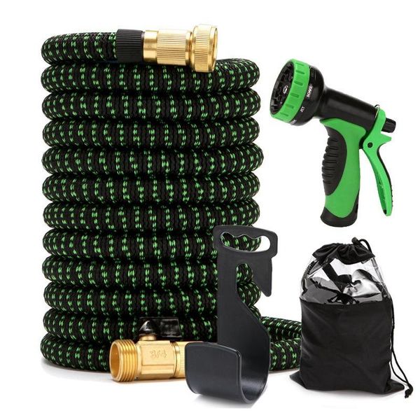 

watering equipments garden hose, 25-foot expandable flexible with functional nozzles, high-pressure spray nozzle hose