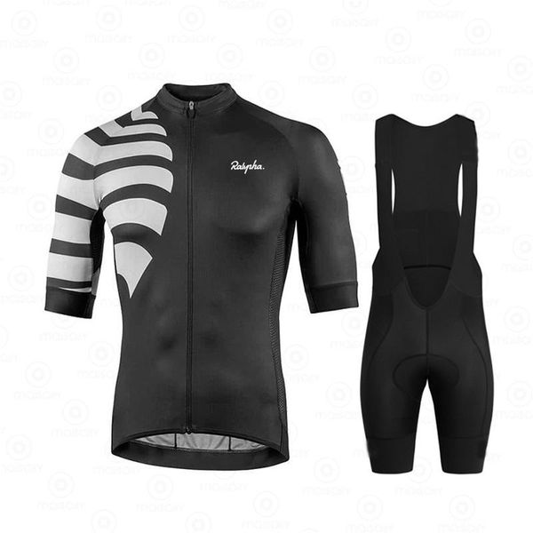 

racing sets cycling jersey short sleeve clothing kit breathable bicycle clothes suits fietskleding heren 2021, Black;blue