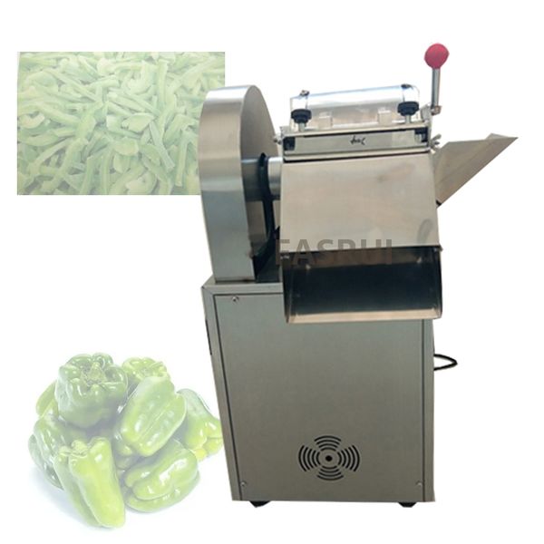 Ticari Sebze Kesiciler Makinesi Çok fonksiyonlu Meyve Sebze Kıyızlık Kesici Dilimleme Elma Havuç Kesme Makinesi