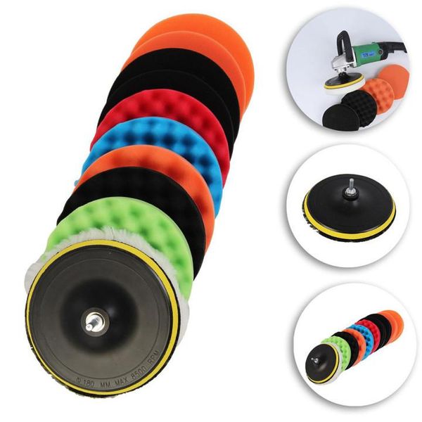 

buffer polishing pad buffing car nice parts polisher set sponge 11 pcs