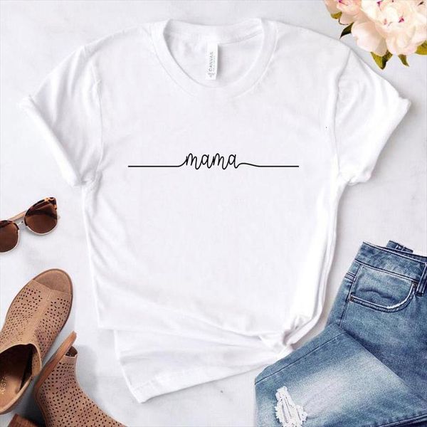 

summer casual and women fashion mens lady tees females mama letters print simple 90s girls, White;black