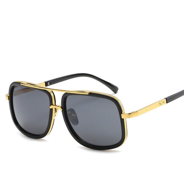

sunglasses men sun glasses for participants in shading mirror fashion street snap frog metal outer uv400. 6663, White;black