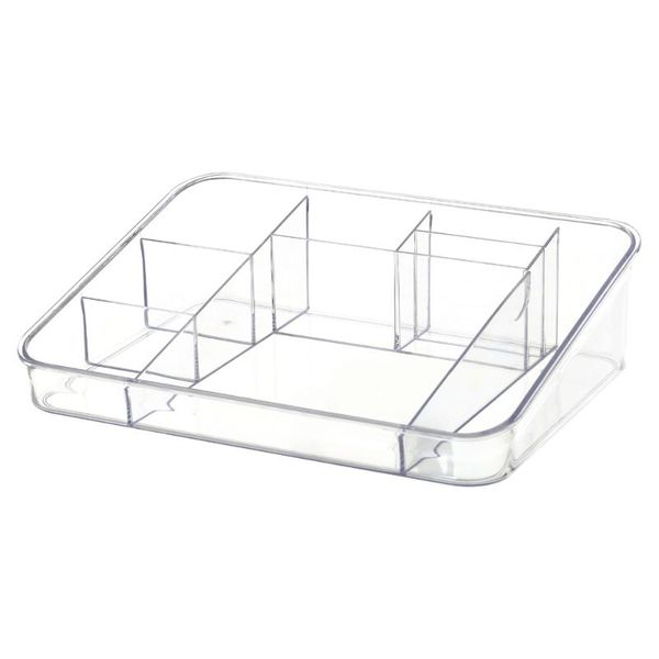 

bathroom storage & organization clear plastic cosmetic and makeup case holder for beauty supplies cosmetics lipsticks brush organizer
