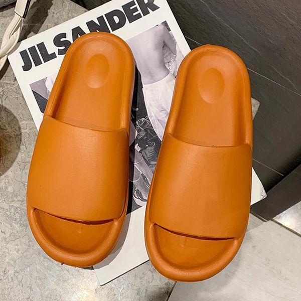 

slippers llogai women thick soled summer shoes fashion home slipper outdoor beach flats bottom slides platform bqek, Black