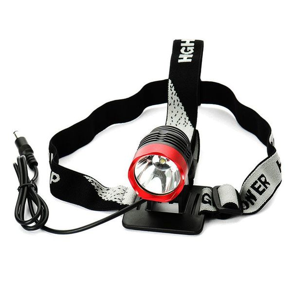 

3-mode 900-lumen white led bike light with battery pack set lights