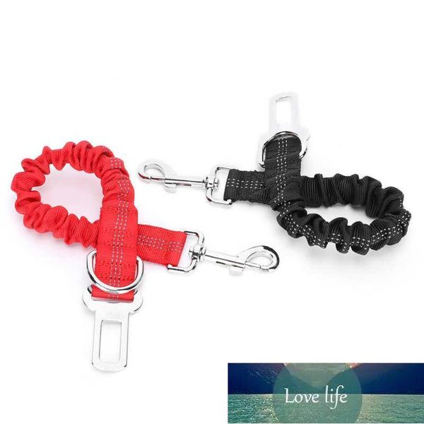 2pcs nylon animali domestici cintura per auto guinzaglio per cani retrattile guinzaglio a prova di esplosione corda cucciolo rosso e nero prezzo di fabbrica design esperto qualità ultimo stile stato originale