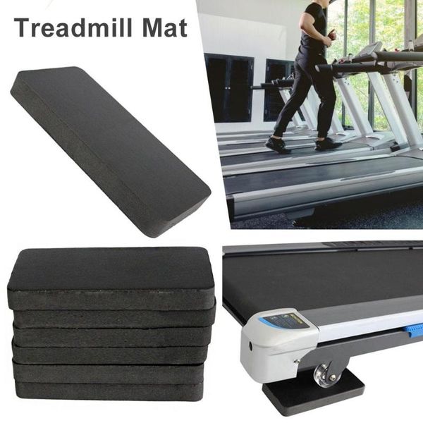 

accessories 6pcs treadmill mat sound insulation cushion exercise equipment with high density rubber shockproof pad for any gym