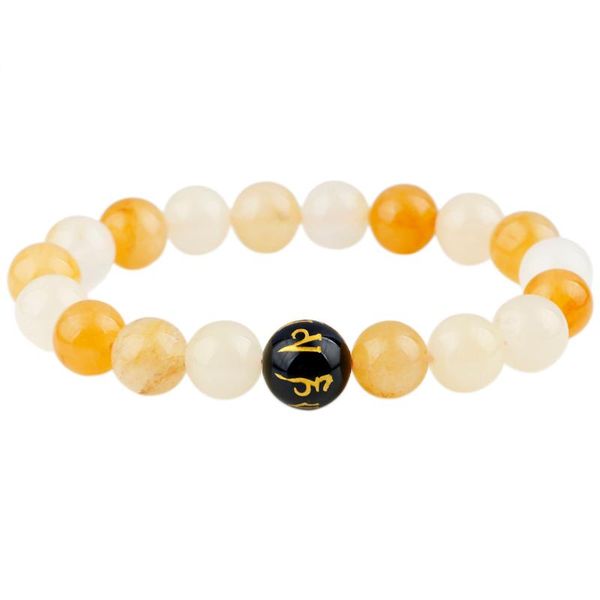 

beaded, strands tumbeelluwa handmade bracelet healing prayer buddha beads reiki stone women jewelry, Black