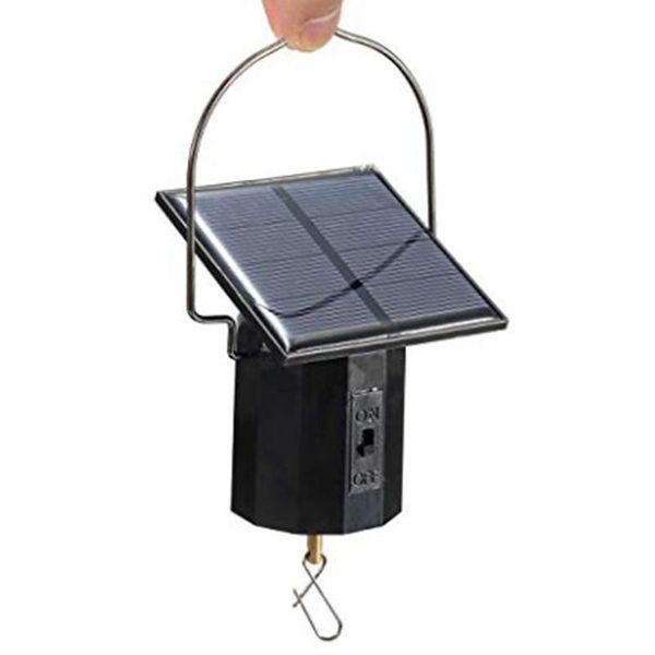 

decorative objects & figurines wind spinner motor solar hanging display rotating energy rotatable hook for chimes