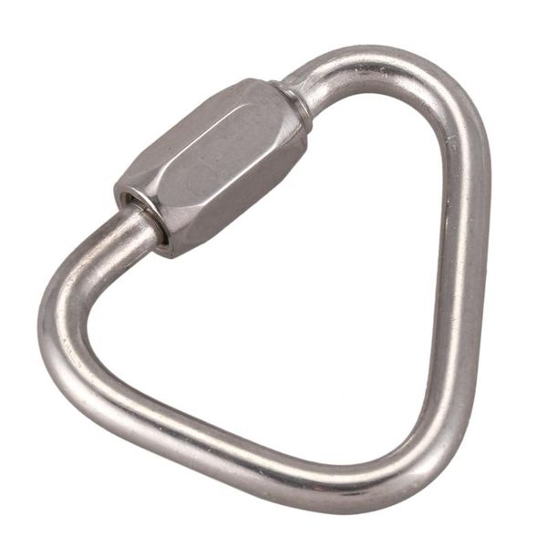 

stainless steel screw gate rock lock climbing gear carabiner 3.5mm cords, slings and webbing