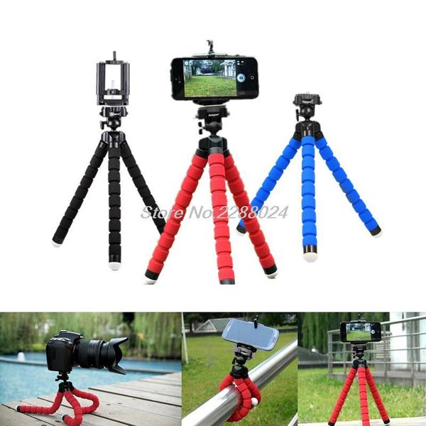 

car phone holder flexible ocs tripod for sony e5 xa x power alcatel 5010d huawei honor 8 5c homtom ht3 7 ht16 cell mounts & ho holders