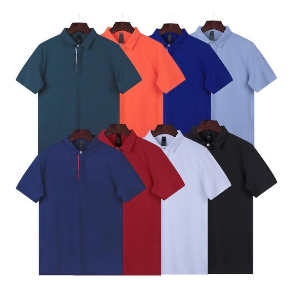 

breathable men's running t shirt fitness lapel short sleeve sport training jogging shirts gym sports clothes rashguard jerseys, Black;blue