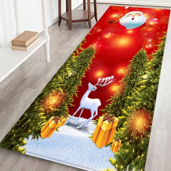 

bath mats christmas mat outdoor carpet doormat santa ornament for home xmas decoration supplies bathroom products 2021--