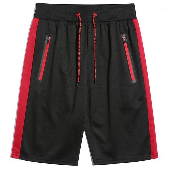 

men's shorts european code fashion stitching casual sports, White;black