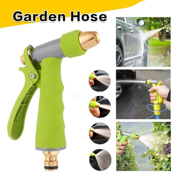 

watering equipments garden high pressure car multi function metal brass water nozzle hose pipe spray gun