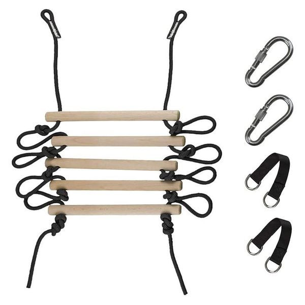 

small animal supplies 5.2ft rope ladder kids & adults climbing game funny toys for swing accessories tree house playground play set
