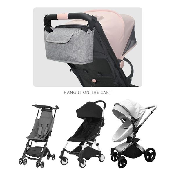 

stroller parts & accessories multi-pocket baby organizer bag waterproof stuff nappy cup holder 3xuc