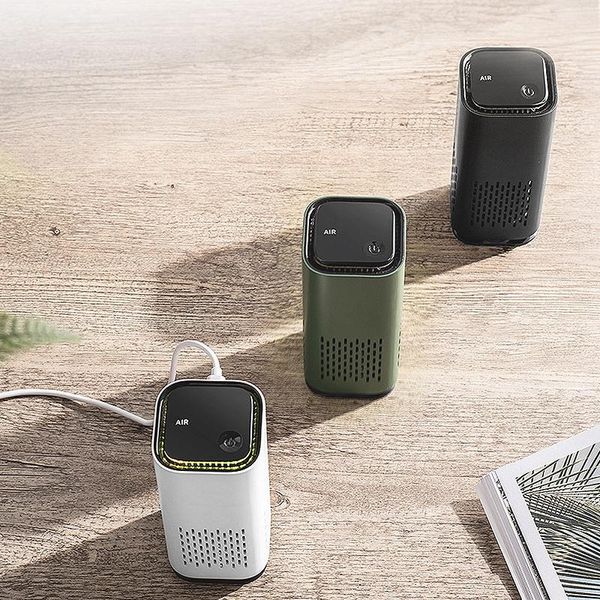 

air purifiers usb purifier portable mini night light for car office home