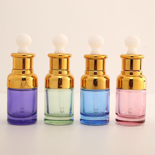 

storage bottles & jars 6pcs/lot 30ml glass drop bottle liquid dropper for essential basic oil pipette refillable