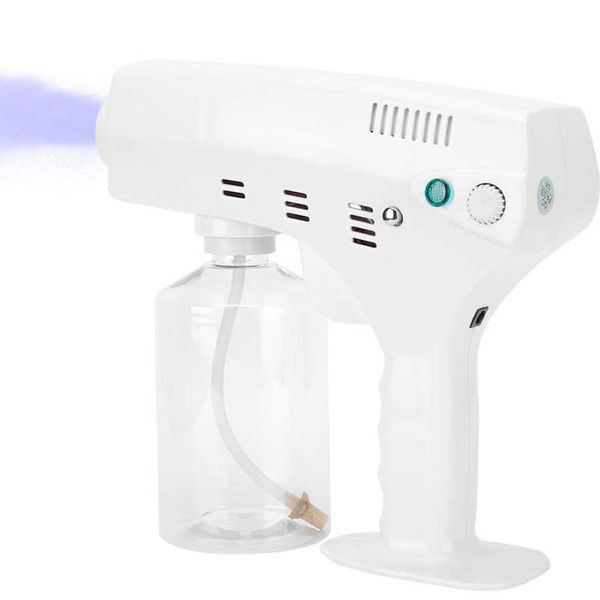 

watering equipments blue light nano steam atomizing fogger disinfection sprayer with battery machine spray guns