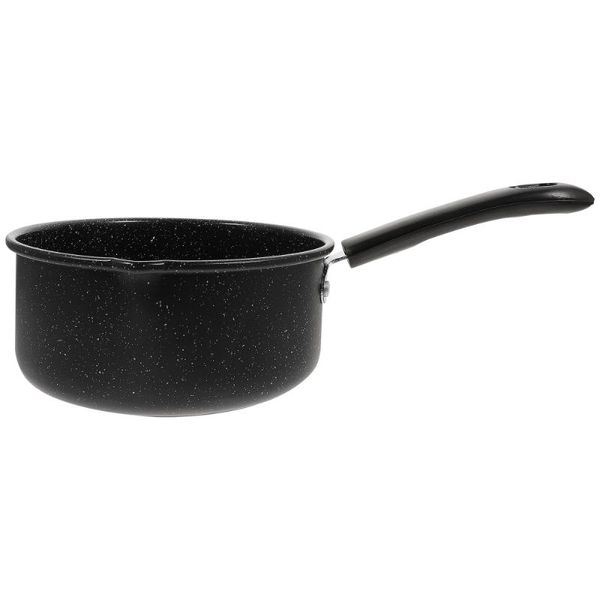 

pans 1pc non-stick soup pot durable pan practical noodle (black)