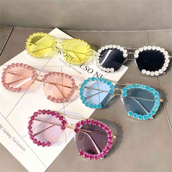

80% off store online 1793 color drill half frame sunglasses girl student street beat, live broadcast props, decorative glasses, glasses, White;black