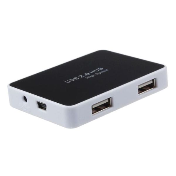 

hubs del ultra-thin mirror 4 port high speed usb 2.0 hub for pc lapcomputer mar08