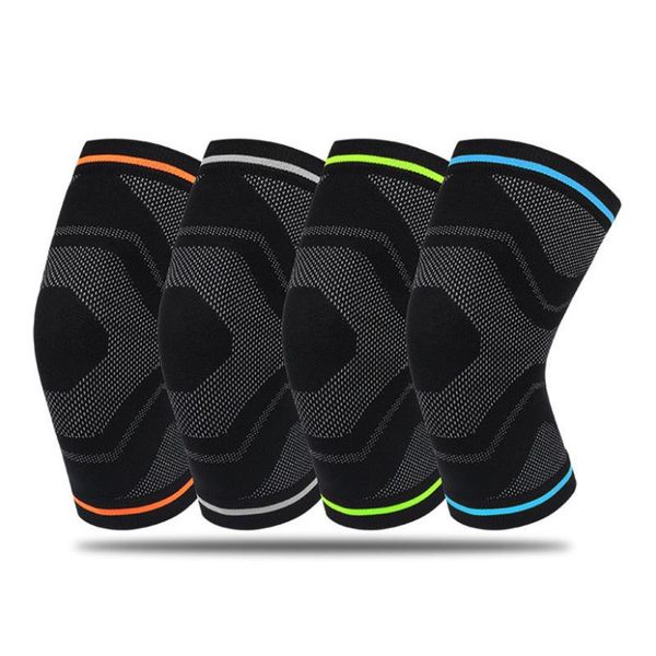 

compression knitted knee sleeves volleyball dance pads brace protector warm sports goods elbow &, Black;gray