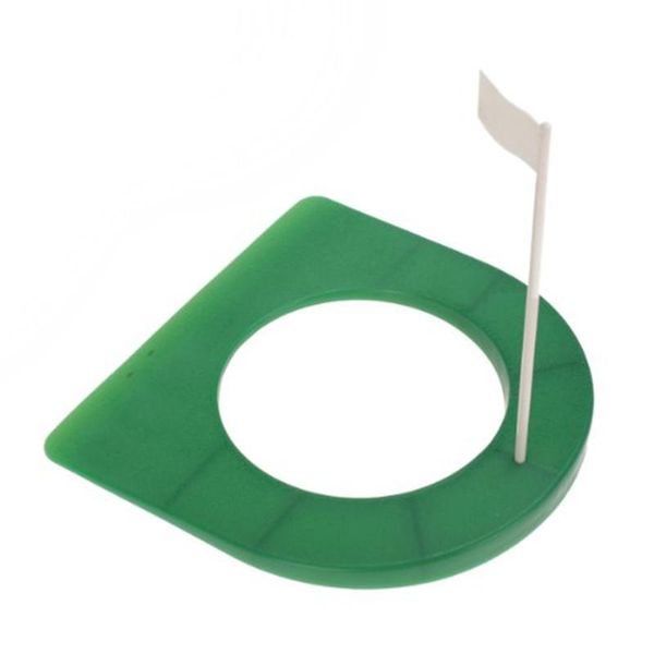 

golf training aids 1 pcs regulation size rubber putting cup with 4 1/4" hole + flag