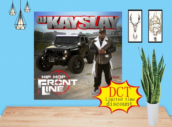 

dj kay slay - hip hop frontline album poster music cover silk art print