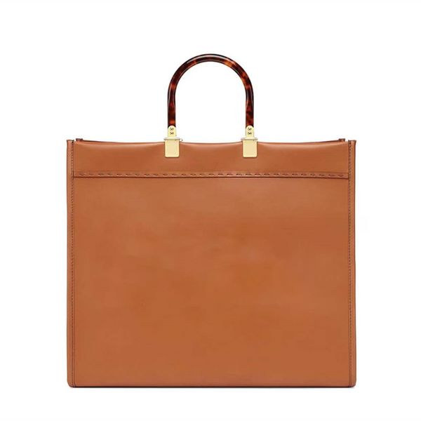 

designer tote bags sunshine big handbags shoulder crossbody bag fashion women cowhide genuine leather handbag removable strap large capacity