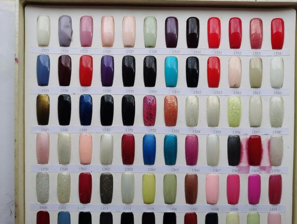 50 pcs Top Quality Gelpolish Soak off Gel Polonês Nail Art Lacquer LED / UV Base Base Fundação Em Estoque