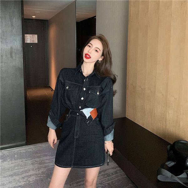 

party dresses denim skirt chic design for women k9b8, White;black