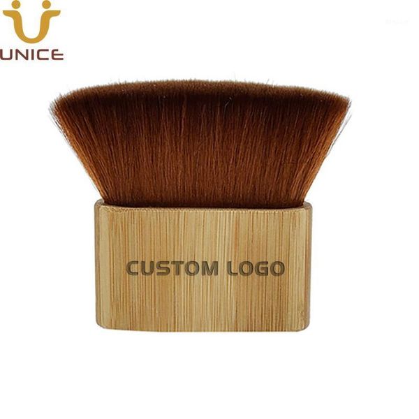 

100pcs oem customized logo barber brush for cleaning hairs bamboo handle with soft fiber barbershop neck brush1, Silver