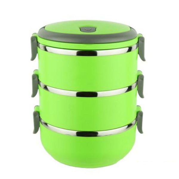 

dinnerware sets travel lunch box lunchbox bento 3 layer stainless steel container