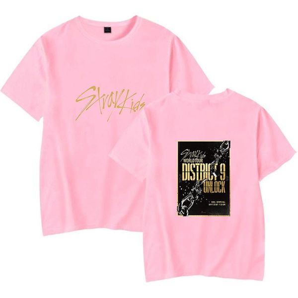 

men's t-shirts fashion stray kids kpop world tour hip hop men women casual summer tee short sleeve t-shirt tees, White;black