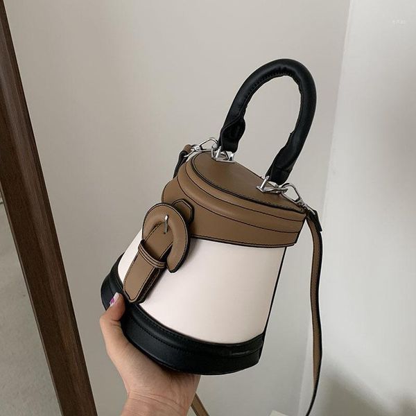 

evening bags luxury texture bag female 2021 summer fashion messenger ins shoulder funny bucket pu material1