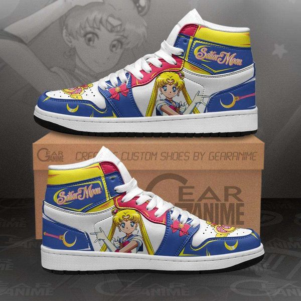 

customization sailor moon sneakers custom anime shoes