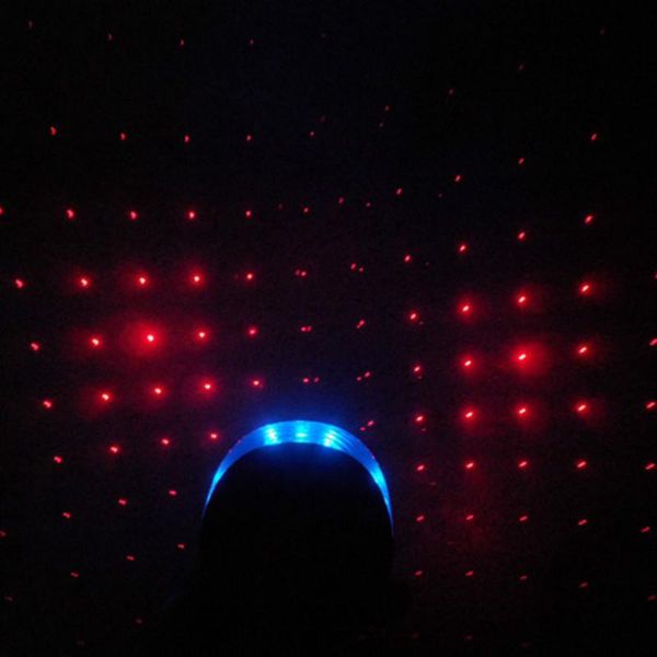

bike lights super bright bicycle starry flashing laser tail light 5led strobe 7 mode 100g accessories