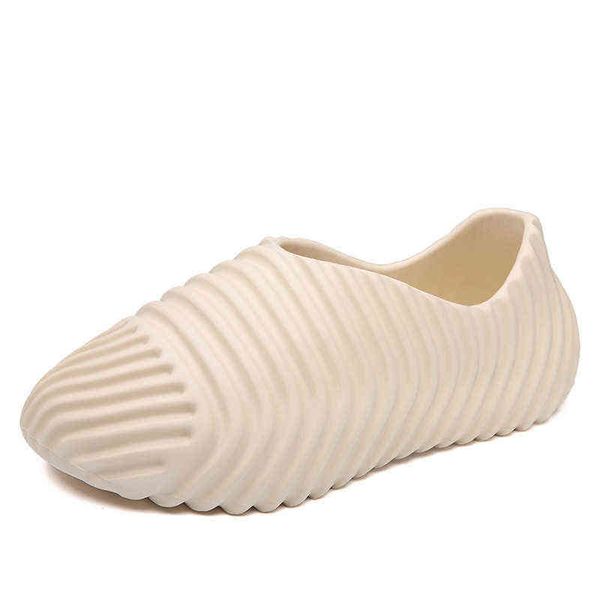 

men sandals summer casual shoes couple beac men swimming sandal foam runners waterproof comfortable beach sneakers y220310, Black