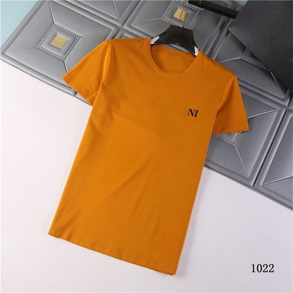 

summer designer new trendy brand men's t-shirt pure cotton short-sleeved fashion all-match26o, White;black