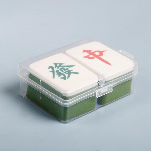 

sponges, applicators & cotton mahjong beauty egg makeup blender cosmetic puff sponge with storage box foundation powder tools women