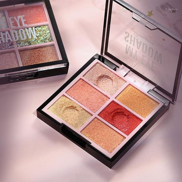 

colors eye primer glitter shimmer baked eyeshadow palette matte diamond shadow powder makeup xj561