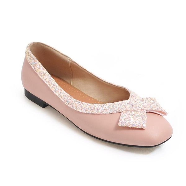 

dress shoes in 2021 product comfortable square sequins shallow single 40-43, Black