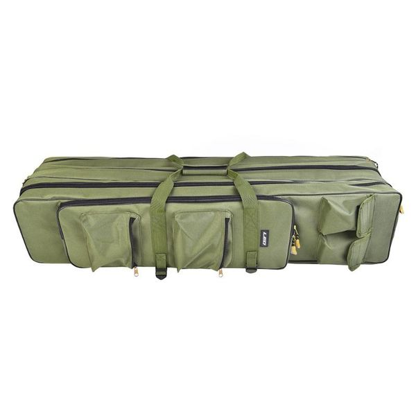 

fishing accessories outdoor 3 layer bag backpack 80cm/100cm rod reel carrier pole tackle carry case travel