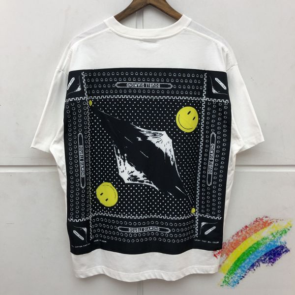 

men's t-shirts 2021ss kapital male shirt woman better quality graphic diamond shirts oversize, White;black