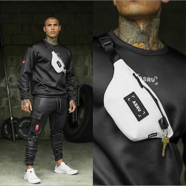 

waist bags canvas sport fanny pack for men's leisure outdoor fitness and women's bag travel belt leg zipper